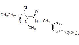 Tebufenpyrad 吡螨胺 结构式.jpg