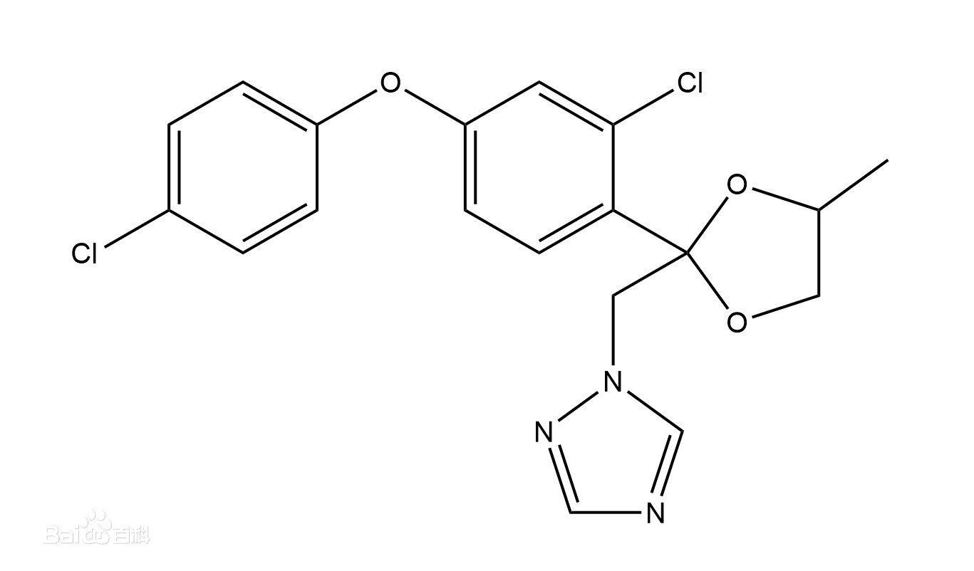 Difenoconazole 苯醚甲环唑 结构式.jpg