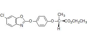 Fenoxaprop-P-ethyl 精恶唑禾草灵 结构式.jpg
